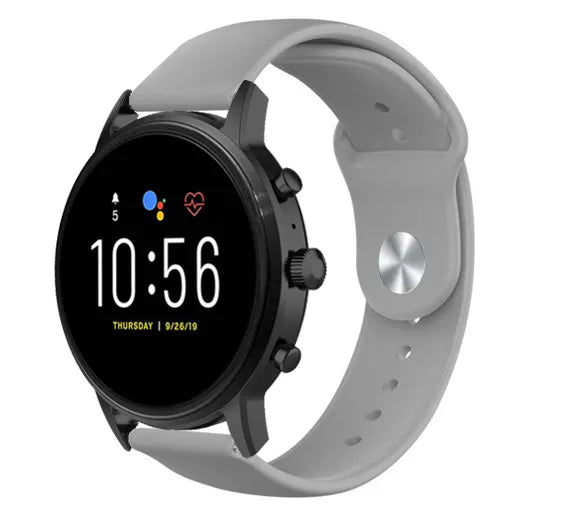 Correa deportiva Fossil Gen 4 Explorist HR (gris)
