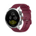 Polar Grit X Premium Silicone Strap (Dark Red)