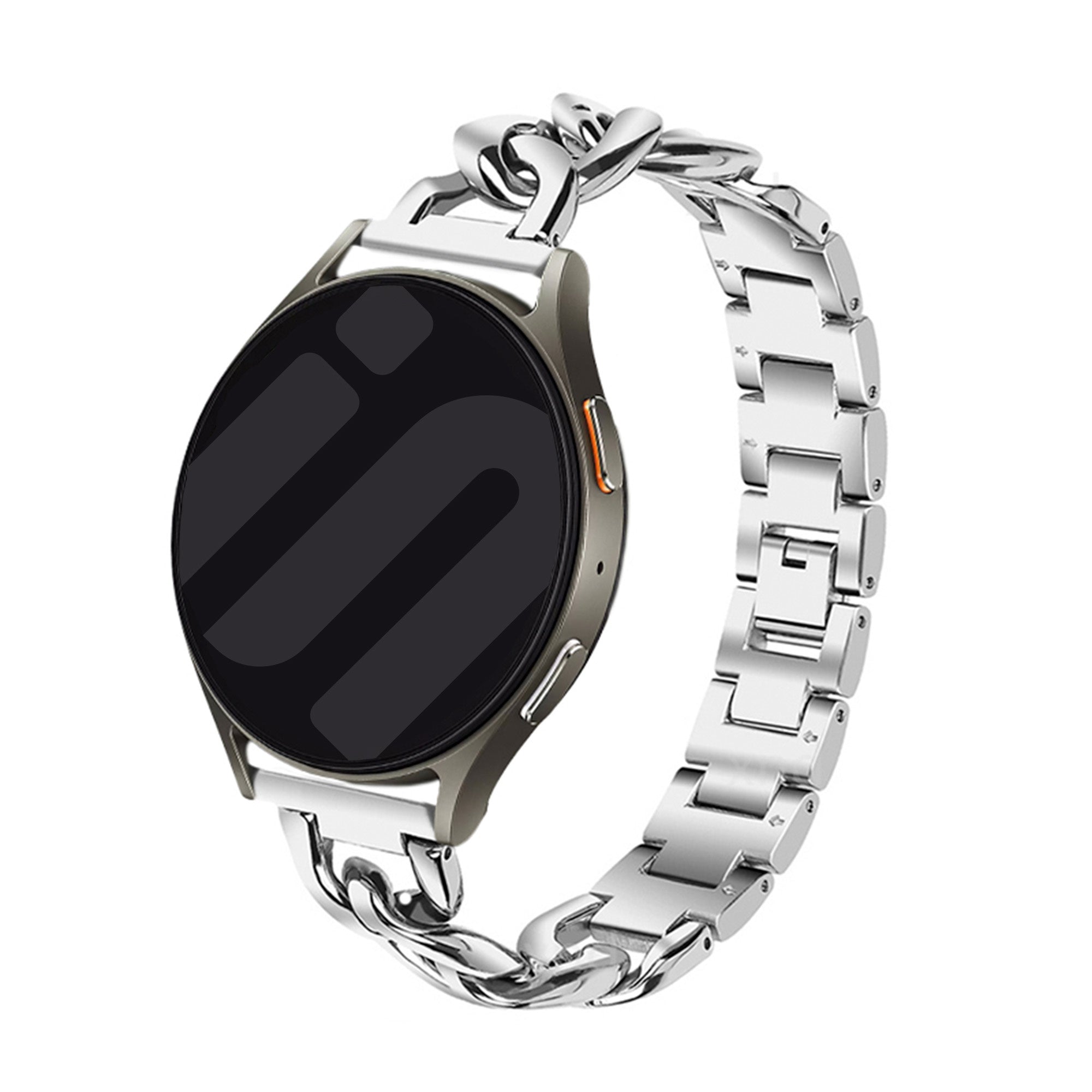 Correa cadena de acero Samsung Galaxy Watch 7 - 44mm (plata)