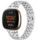 Correa de diamantes Fitbit Versa 3 (plata)