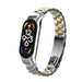 Correa acero Xiaomi Mi Band 7 (plata/oro)