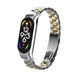 Correa acero Xiaomi Mi Band 7 (plata/oro)