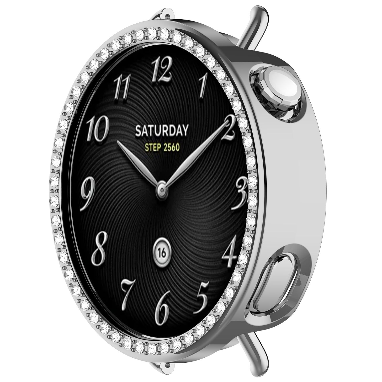 Funda rígida Diamante Xiaomi Watch S4 - 41mm (plateado)