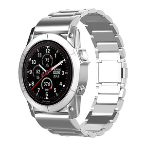 Correa titanio magnético Garmin Instinct 3 - 45mm (plateado)