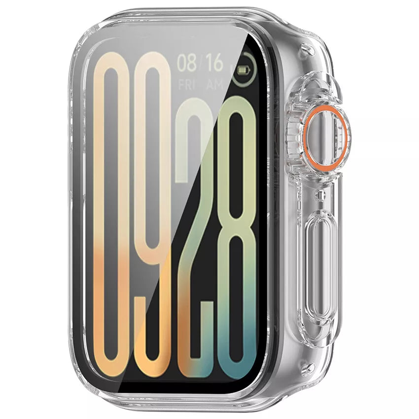 Funda rígida Xiaomi Smart Band 9 Pro con cristal (transparente)