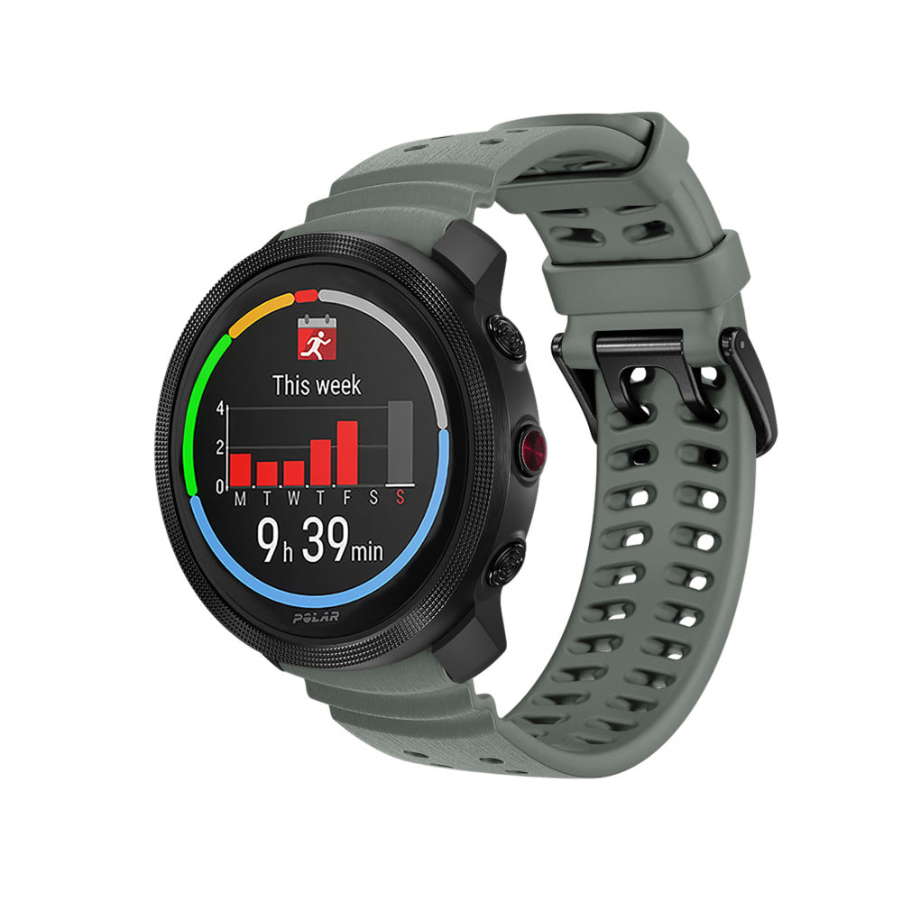 Polar Street X Silicone Grain Strap (Dark Grey)