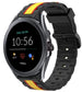 Fossil Gen 5e 44mm Special Edition Strap (Black/Yellow)