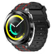 Correa de silicona resistente Samsung Gear Sport (negro/rojo)