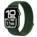 Correa nylon ondulada Apple Watch Ultra (verde oscuro)