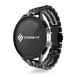 Correa de acero con establones Xiaomi Mi Watch (negro/plata)