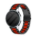 Correa acero Suunto 9 Peak (negro/rojo)