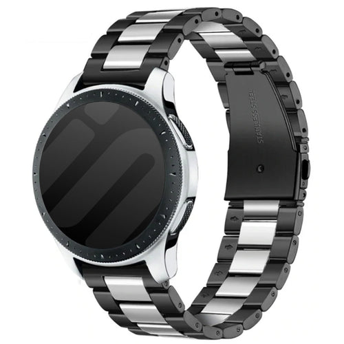 Correa acero Garmin Venu 4 - 45mm (negro/plateado)