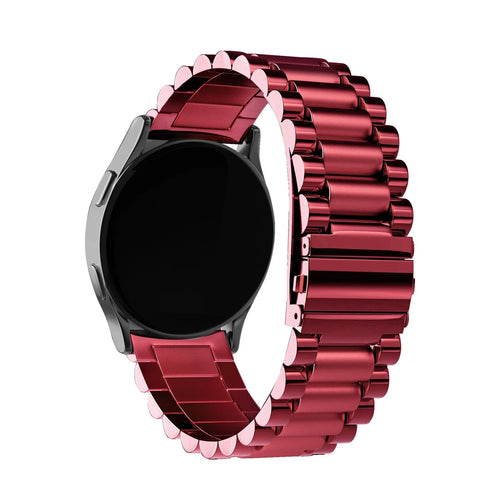 Correa acero ICE Smart TKS Rectangular 1.41 (rojo vino)