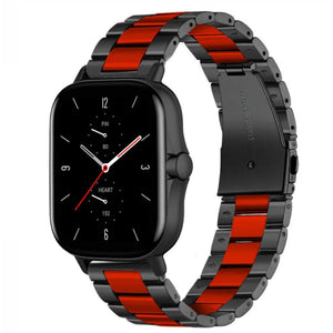 stalen-band-zwart-rood