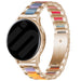 Withings Steel HR - 40mm Steel Resin Strap (Rose Gold/Colourful)