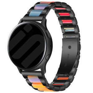 Correa resino y acero Amazfit Bip U (Pro) (negro/colorida)