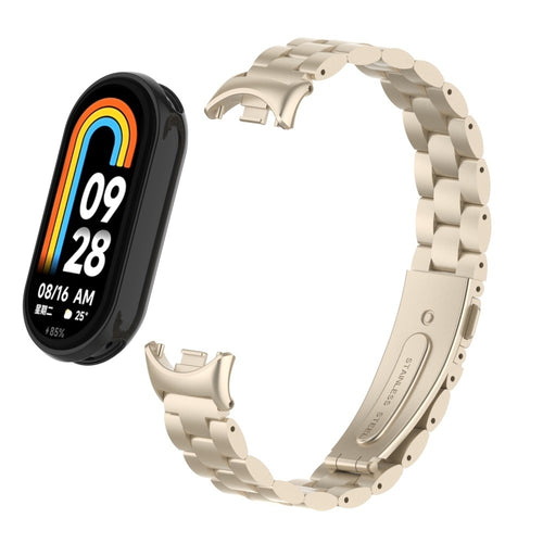 Correa acero Xiaomi Smart Band 10 (blanco estrella)