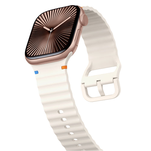 Correa ondulada Apple Watch Ultra (blanco estrella)