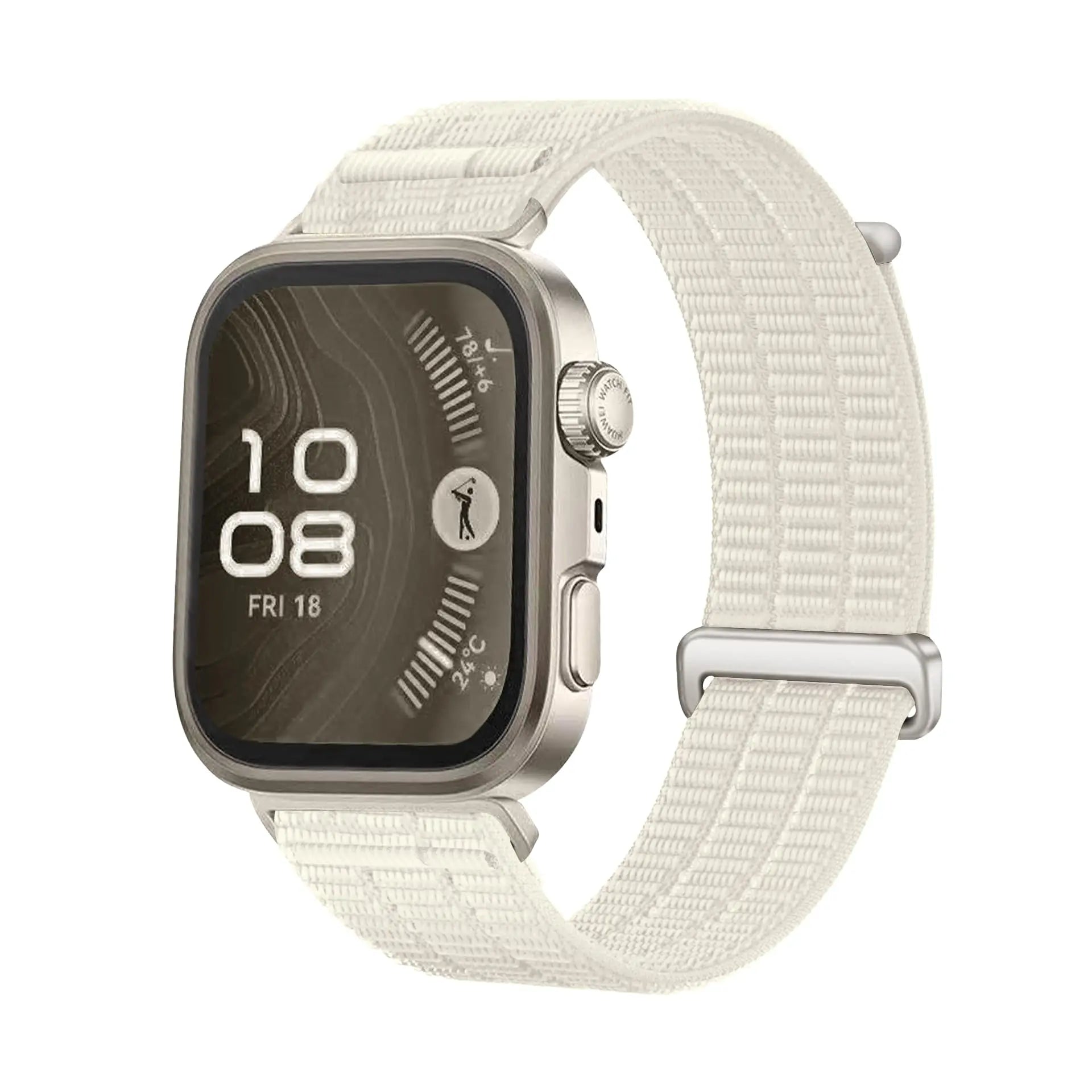 Correa nylon air Huawei Watch Fit 5 Pro (blanco estrella)