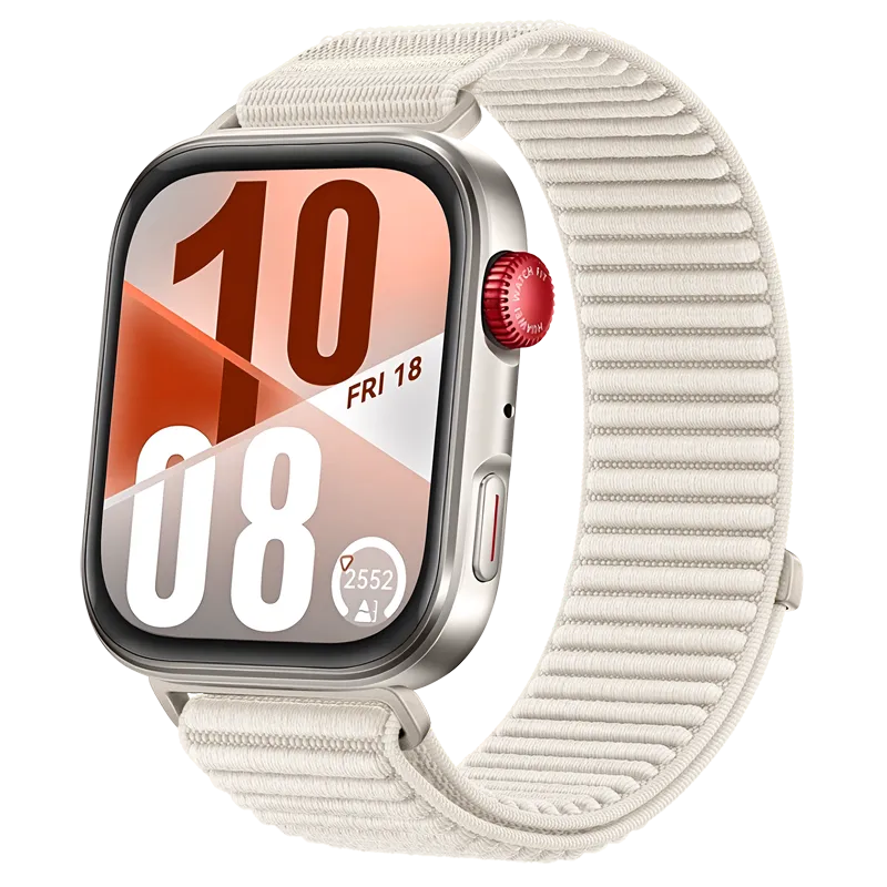 Correa nylon ondulada Huawei Watch Fit 5 Pro (blanco estrella)