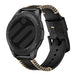 Correa de cuero cosida Huawei Watch GT 2 42mm (negra)
