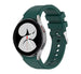 Samsung Galaxy Watch 4 40mm Silicone Strap Perfect Fit (Dark Green)