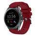 Fossil Gen 5e 44mm Silicone Strap (Burgundy)