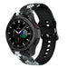 Samsung Galaxy Watch 4 Classic 46mm Strap Grey Flowers