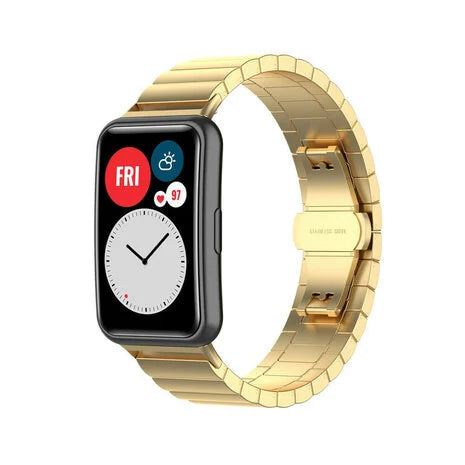 Correa metal Huawei Watch Fit SE (dorado)