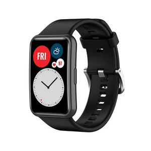 Correa silicona Huawei Watch Fit SE (negra)