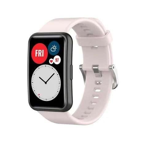 Correa silicona Huawei Watch Fit SE (rosa claro)