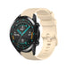 Huawei Watch GT 2 Premium Silicone Strap (Beige)