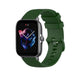 Correa silicona lujo Amazfit GTS 3 (verde militar)