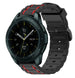 Correa de silicona resistente Samsung Galaxy Watch 42mm (negro/rojo)
