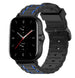 Correa de silicona resistente Amazfit GTS 2 (negro/azul)