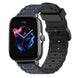 Correa de silicona resistente Amazfit GTS 3 (negro/azul)