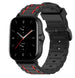 Correa de silicona resistente Xiaomi Amazfit GTS 2 (negro/rojo)