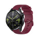 Huawei Watch GT 3 46mm Premium Silicone Strap (Dark Red)