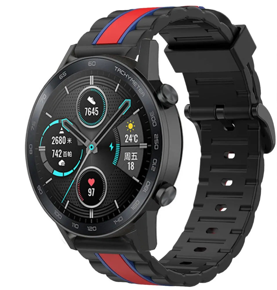 Correa edición especial Honor Magic Watch 2 (negro/rojo)
