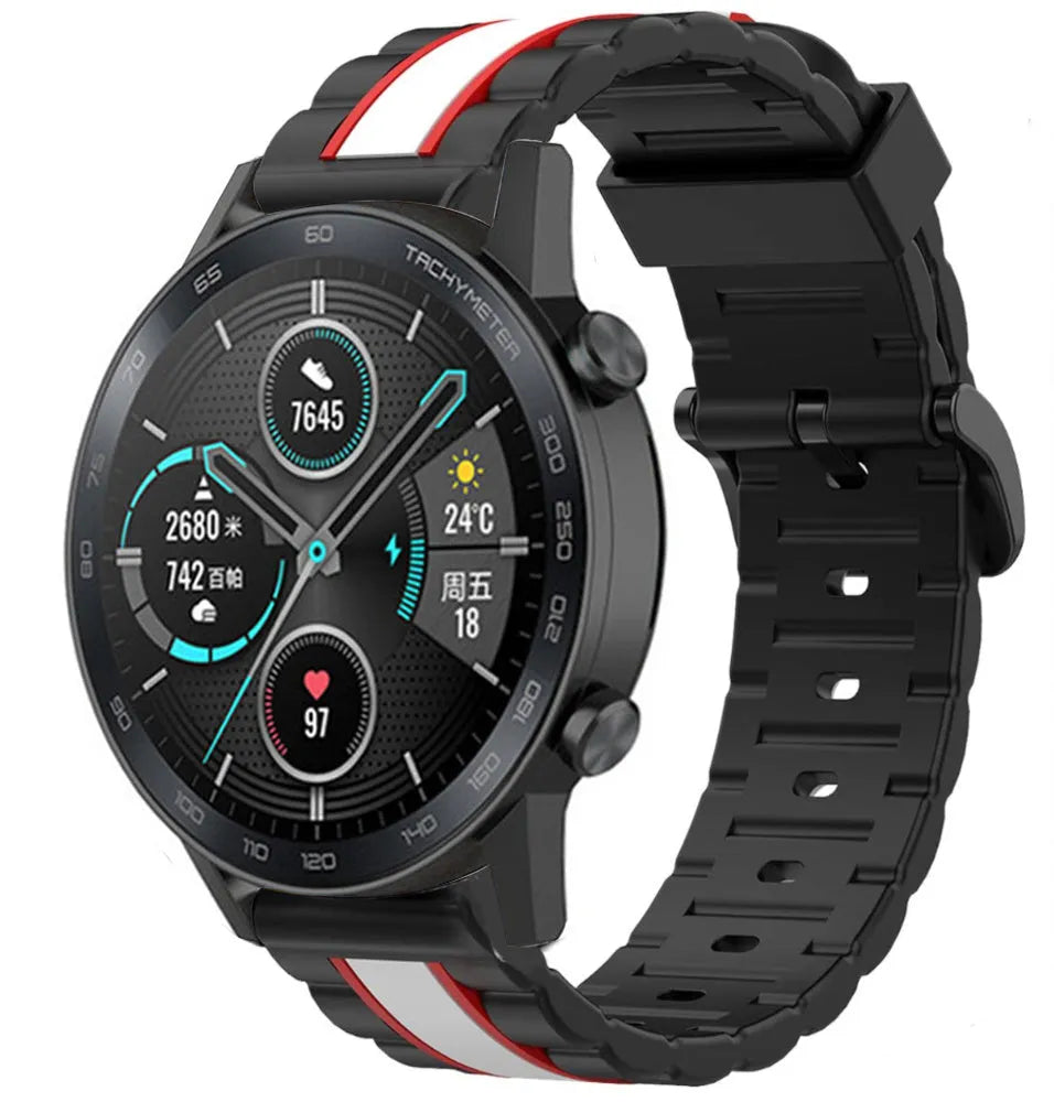 Correa edición especial Honor Magic Watch 2 (negro/blanco)