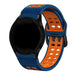 Correa cuadrada deportiva Samsung Galaxy Watch 5 de 40 mm (azul/naranja)