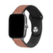Correa de cuero Xiaomi Amazfit GTS 2 híbrido (marrón claro)