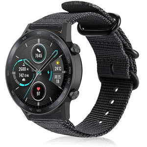 Correa nylon con hebilla Honor Magic Watch 2 (negro)