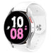 Correa de silicona fluorescente Samsung Galaxy Watch 5 de 44 mm (blanco)