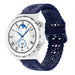 Huawei Watch GT 3 Pro 43mm Silicone Strap Patterned (Dark Blue)