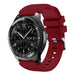 Samsung Galaxy Watch 46mm Silicone Strap (Burgundy)