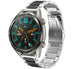 Correa acero Huawei Watch GT/GT 2 (plateado/negro)