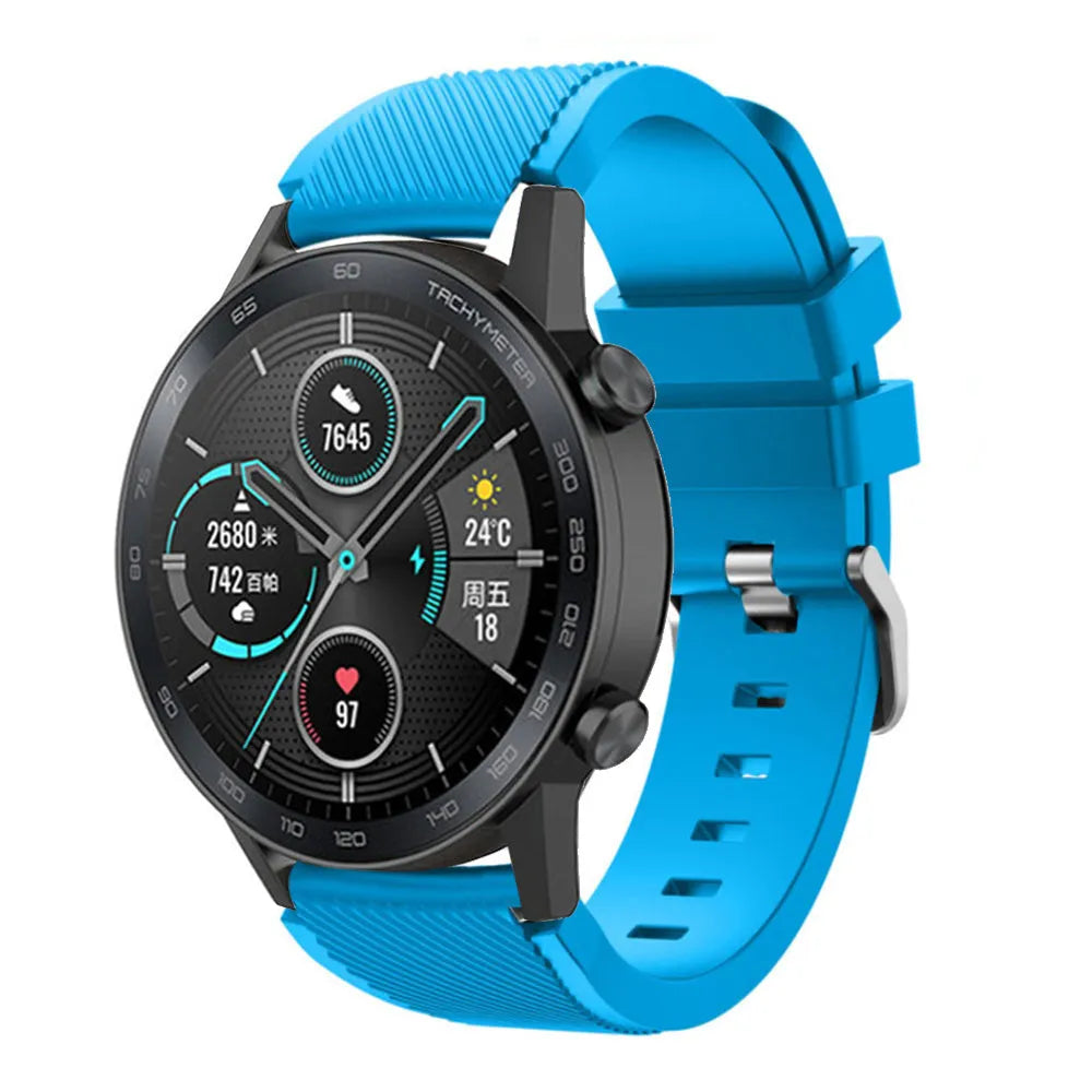 Correa silicona Honor Magic Watch 2 (azul claro)