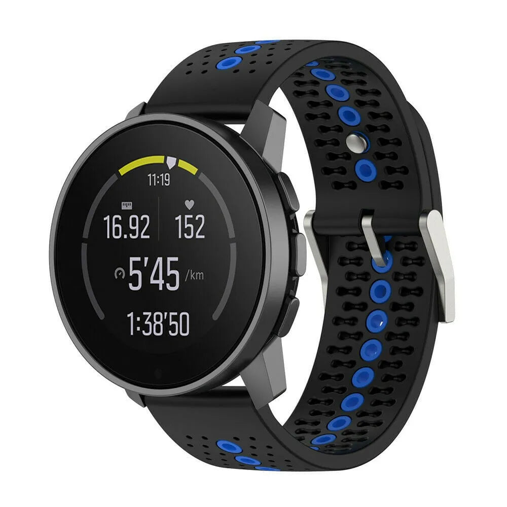 Correa silicona Suunto Race (S) (negra/azul)