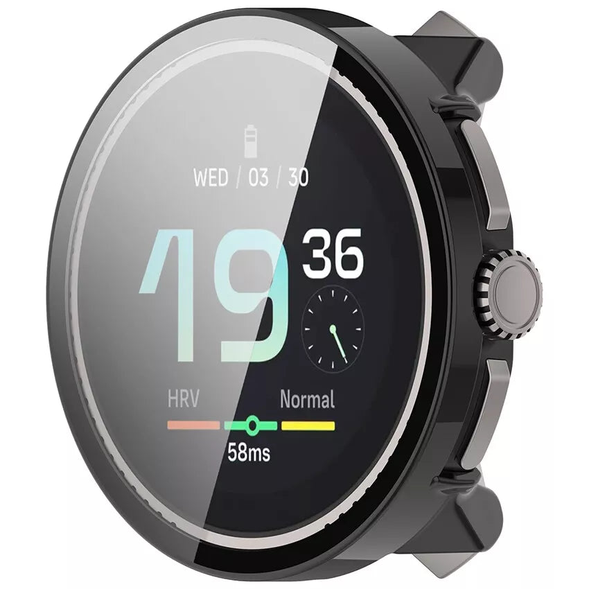 Funda rígida Suunto Race con cristal (negro)